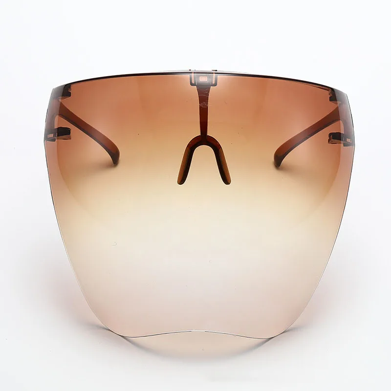Colorful Transparent Face Shield Unisex Eye Mask Half Sun Glasses Protectors Guard Prevent Pollution | Дом и сад
