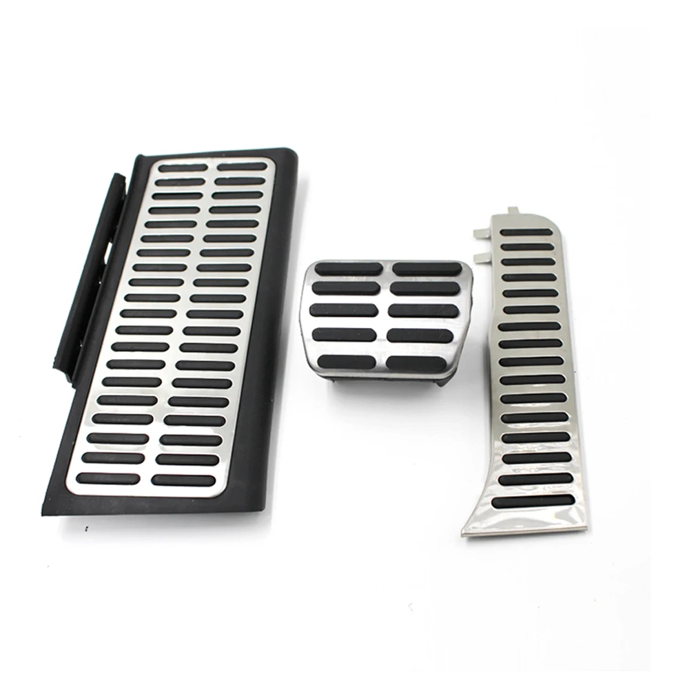 LHD пластины из нержавеющей ручные педали топлива Тормозная Подножка педаль для