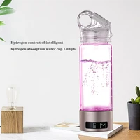 multifunctional high concentration hydrogen absorption health cup usb rechargeable ion generator electrolyzed hydrogen water cup