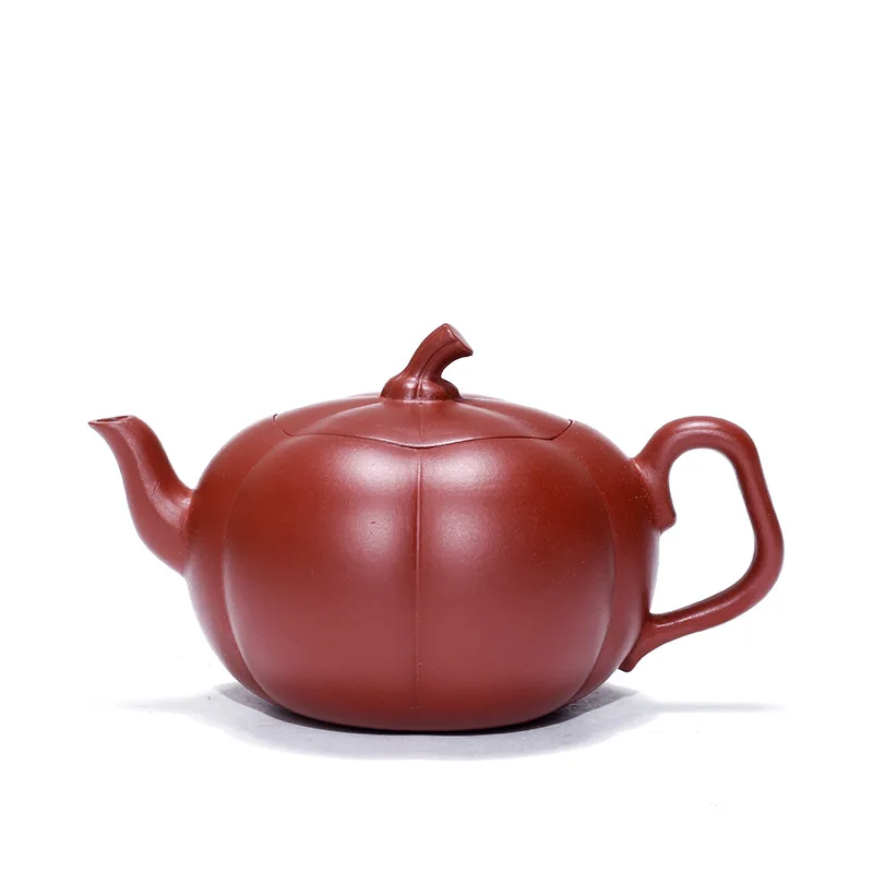 

Pumpkin Yixing purple clay teapot Dahongpao master Hao Tongtong handmade teapot travel tea set goods