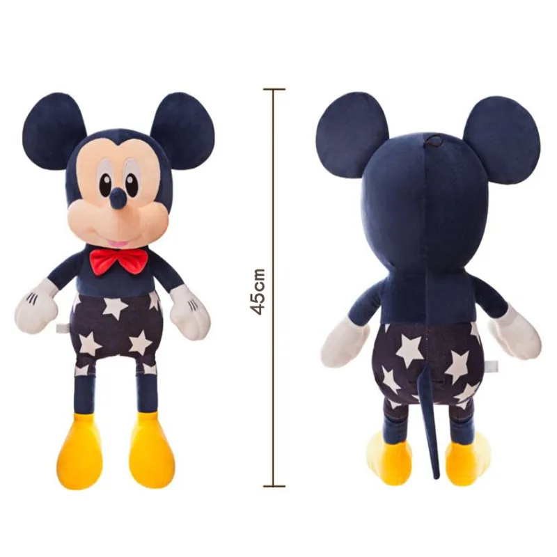 

Disney Cute Mickey Mouse Minnie 45-55 CM Doll For Lovers Plush Toys Animals Stuffed Doll Children Toys Gifts Disney