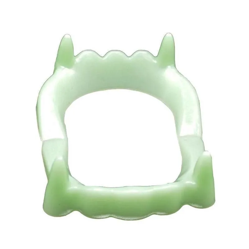 20 шт. светящиеся поддельные Зубы вампира игрушка Хэллоуин вечевечерние НКА дети