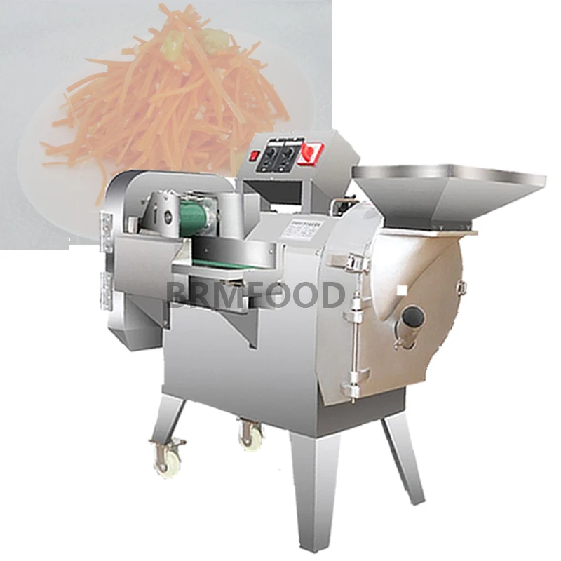 

Электрическая машина для резки овощей с двойной головкой, новая модернизированная коммерческая машина для резки овощей и фруктов