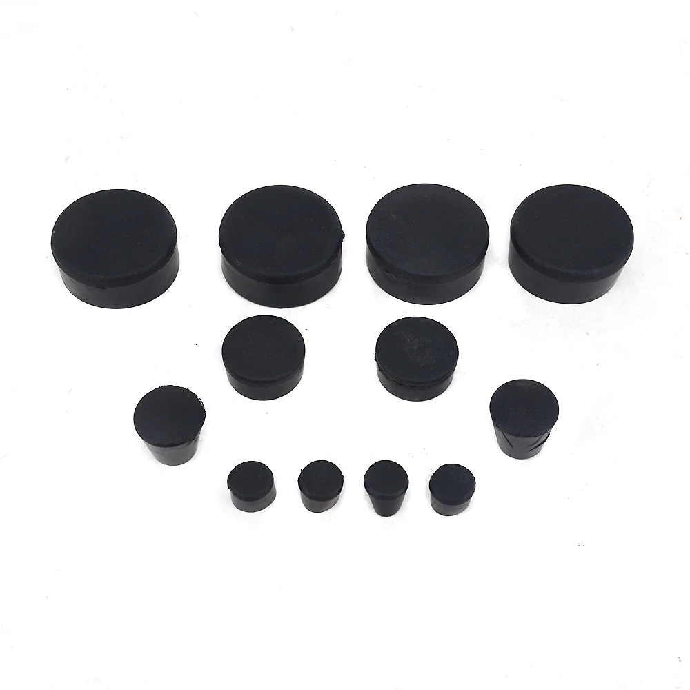 Мотоциклетный черный резиновый комплект обтекатель рама Заглушки для SUZUKI GSXR1000