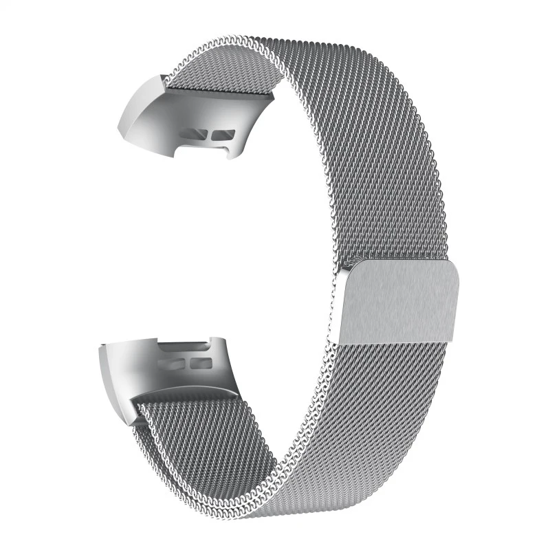 Совместим с Fitbit Charge 3/4 ремешки для женщин и мужчин сетчатая Магнитная