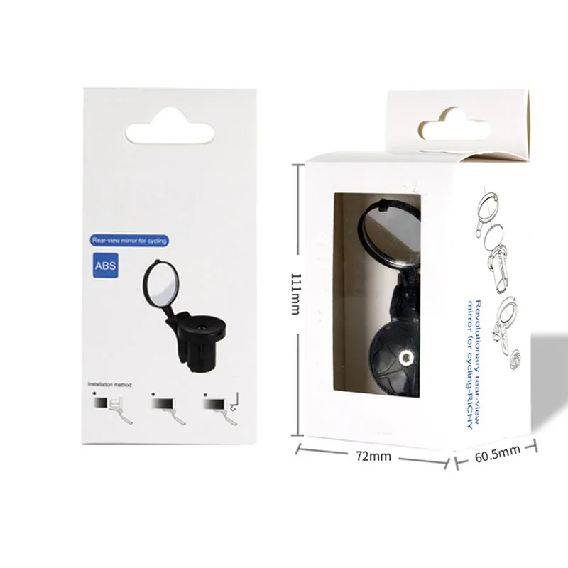 

Bicycle Rear Mirror Road Bike Cycling Handlebar End Mirror ABS Handlebar Side Safety Flexible Rear View Mirrors bike accessories