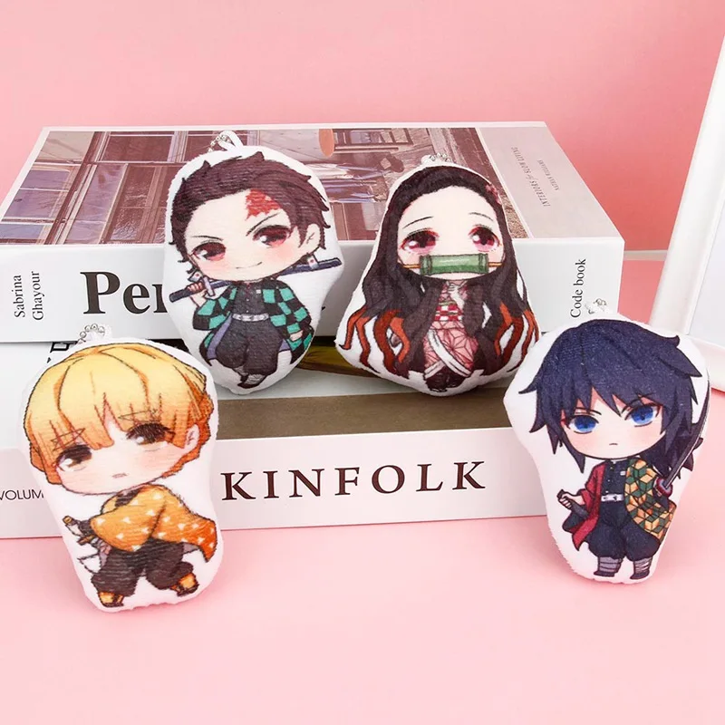 Lovley аниме Demon Slayer Kimetsu no Yaiba плюшевые подвески для сумок|Брелоки| |