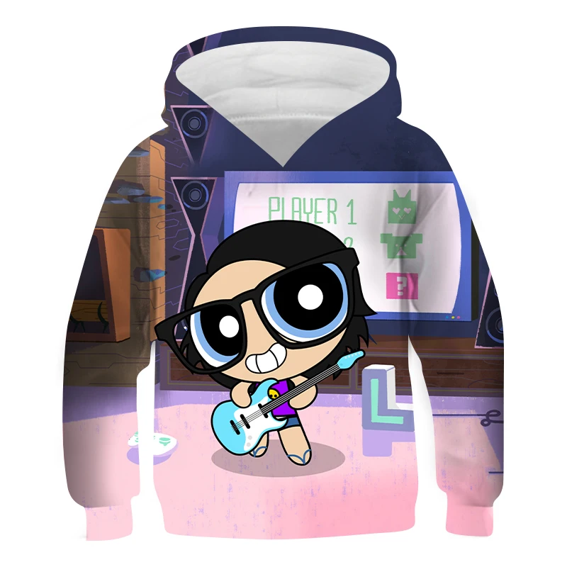 

Clothing for Girls Animation Little Policewoman Cartoon Print 3D Sweatshirts Fashion Harajuku Style Hoodies Girl Ages 4 to 14