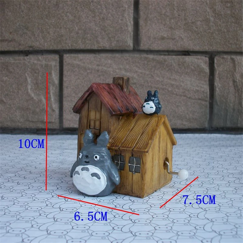 Totoro house музыкальная шкатулка ручной Косплей Персонаж костюм реквизит подарок на