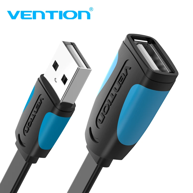 Vention USB кабель-удлинитель USB 3,0 кабель для Камера PC PS4 Xbox Smart ТВ высокое зарядное устройство и передачи данных USB 3,0 2,0 кабель удлинитель