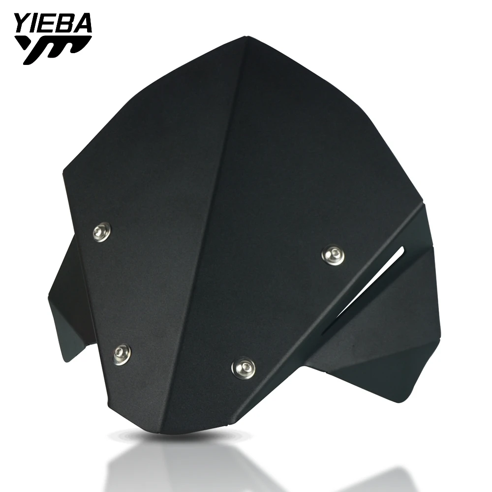 

Aluminum Motorcycle Accessories Windshield Wind Screen Extention Black For Honda CB650R Neo Sports Cafe Radiator Guard 2019 2020