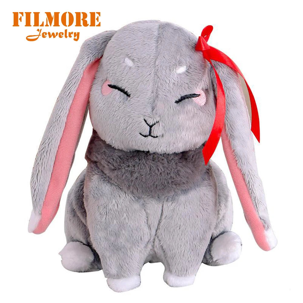 24cm Rabbit Основатель диаболизма Mo Dao Zu Shi брелок 22 см флейта кнут оружие Модель брелки коллекция меч с оболочкой ювелирные изделия - Цвет: 24cm Rabbit