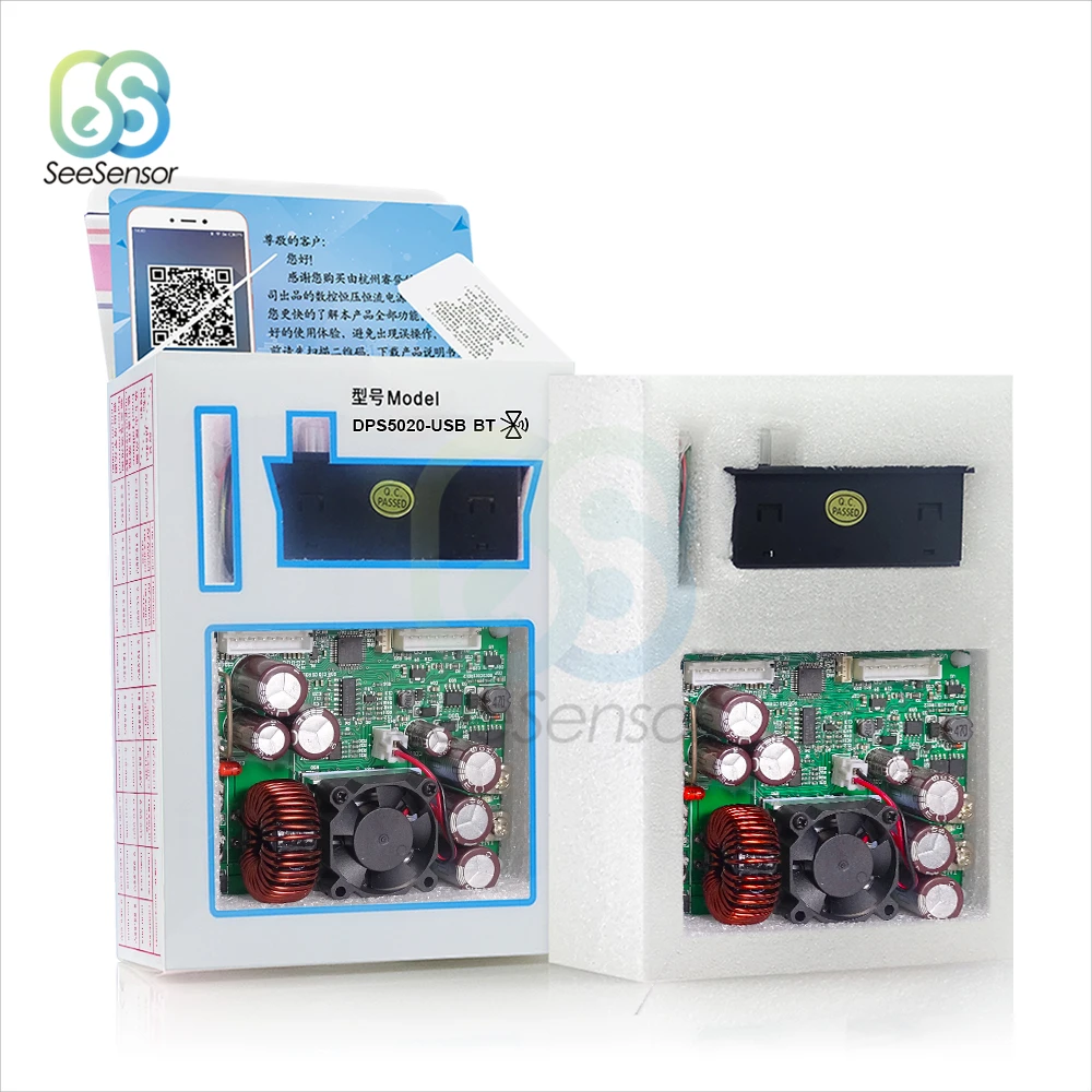 

DPS5020 Constant Voltage Current DC-DC Step-down Communication Power Supply Buck Voltage Converter LCD Voltmeter 50V 20A