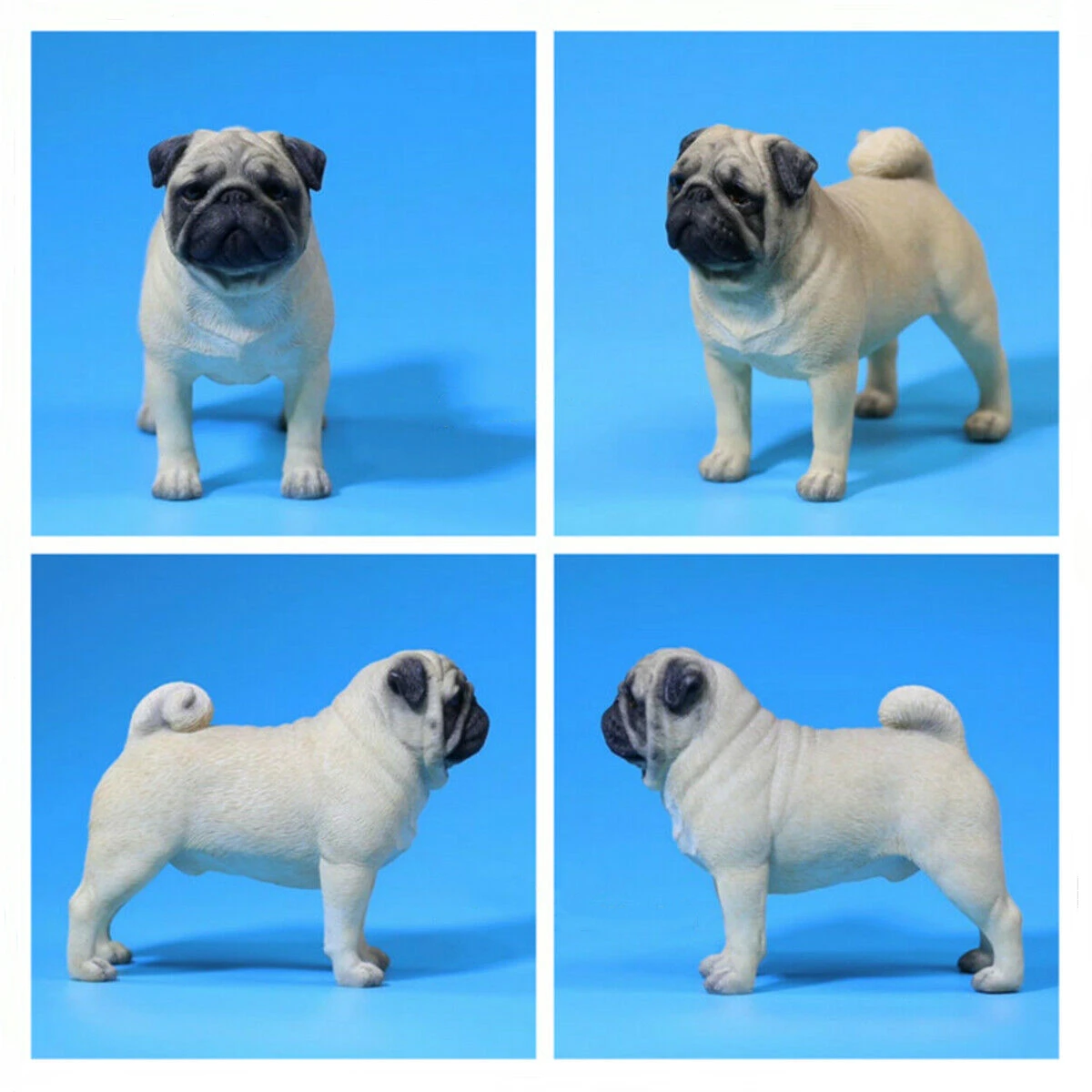 Mr.Z 1/6 Мопсов собака модель животного щенок настольное украшение детская взрослая