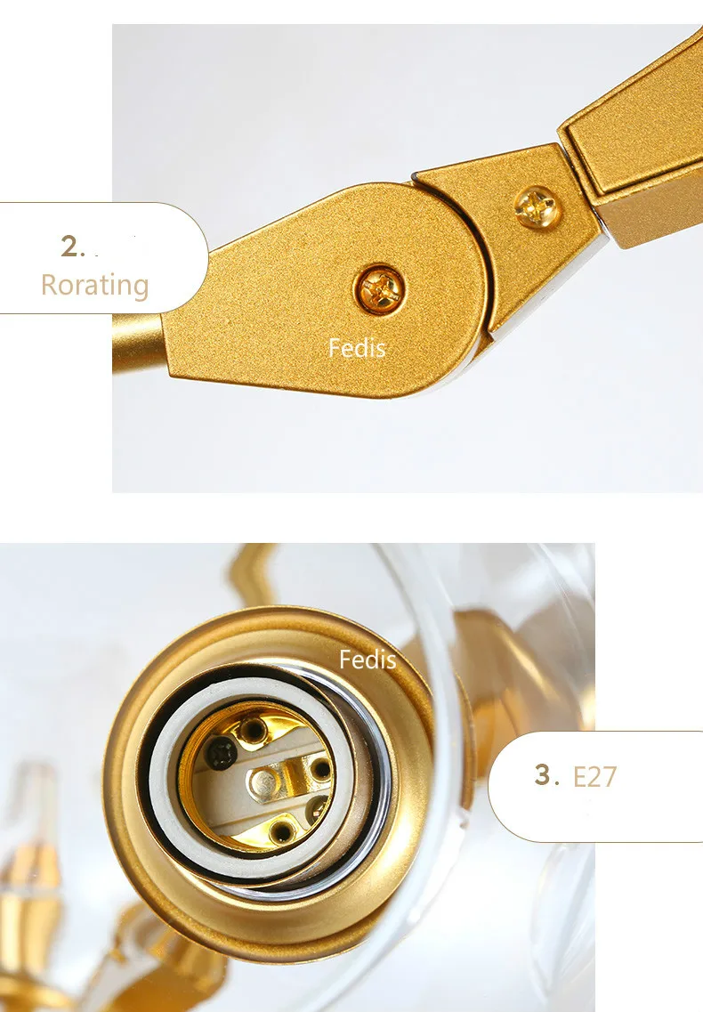 Современные стеклянные подвесные лампы в виде шаров светодиодный светильник