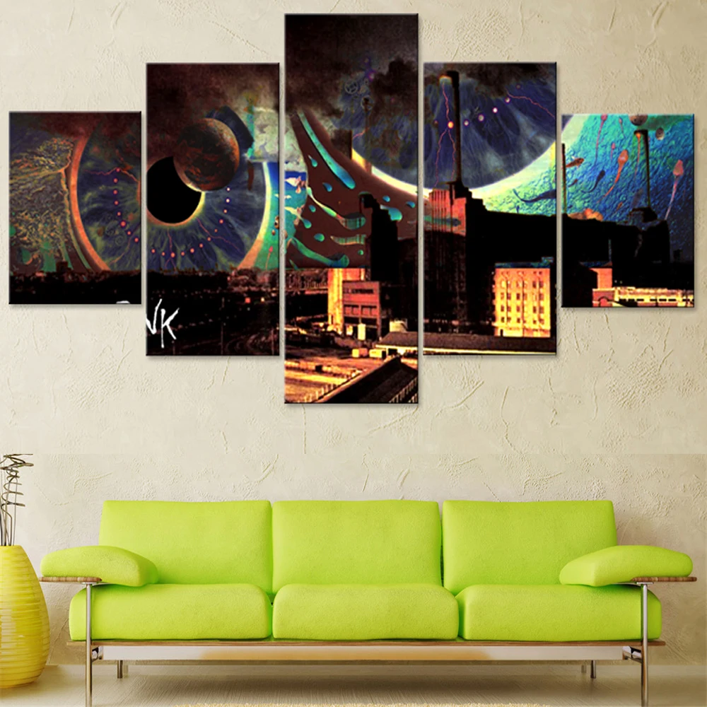 

5 Piece Wall Art Canvas Painting Abstract Art Poster Decoration For Home Modern living room Painting Bedroom Modular Pictures