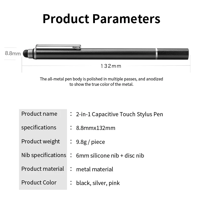 Стилус SeynLi 2 в 1 для Xiaomi Samsung Note телефонов и планшетов | Компьютеры офис