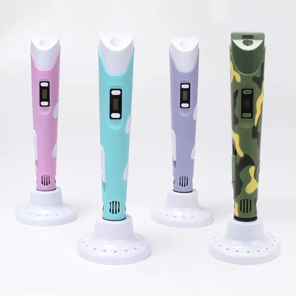 Ручка для 3d-печати сделай сам ручка рисования с ЖК-дисплеем 3d-ручка 10 цветами 50