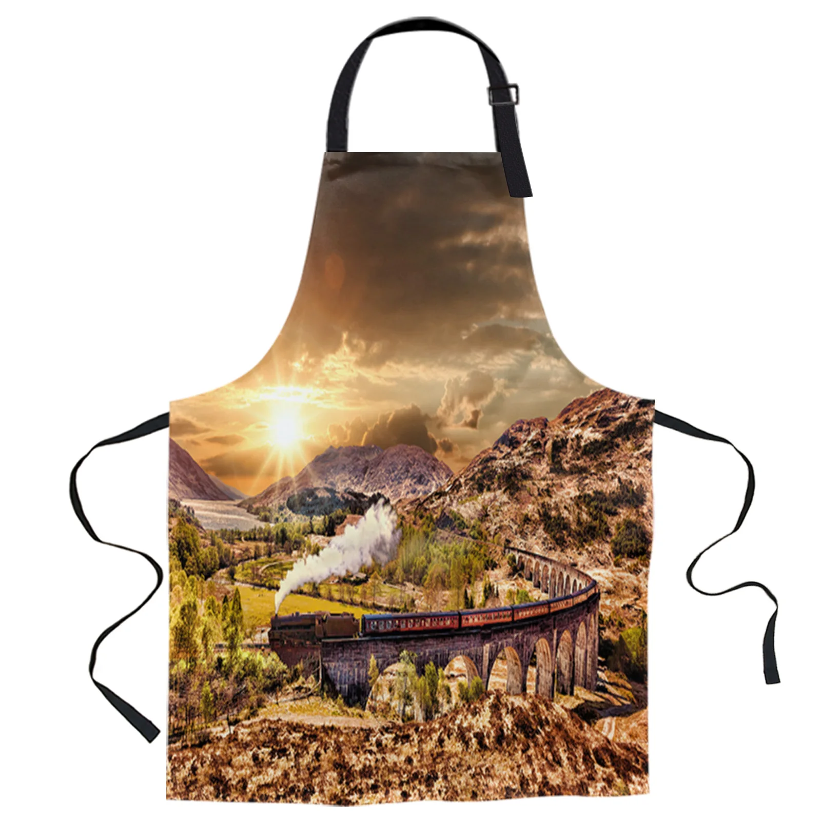 

Фартуки с паровым мостом для мужчин и женщин, железнодорожные фартуки для приготовления пищи, Кухонное вспомогательное оборудование, аксес...