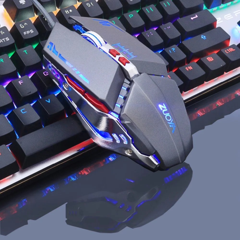 Игровая мышь Проводная Механическая перезаряжаемая эргономичная компьютерная 8D