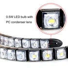 2x COB Автомобильные DRL Противотуманные фары 18 автомобильные лампы для стайлинга автомобиля Carpretty свет 6 светодиодные дневные ходовые огни Гибкие at