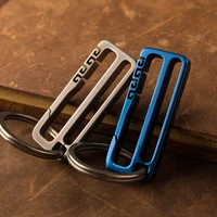 upscale titanium men belt car key chain luxury ultra lightweight edc waist hanging key ring holder keychain father day gift