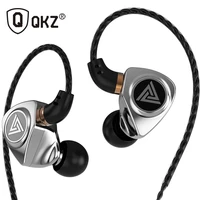 qkz sk10 edc wired headset in ear hifi bass earbuds headphones microphone game sport monitor noice cancelling common earphones