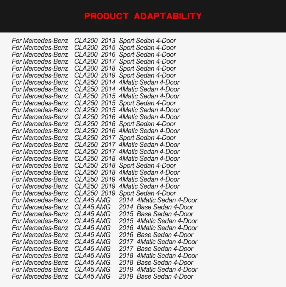 Сплиттер для заднего бампера из углеродного волокна спойлеры канаточки Mercedes-Benz