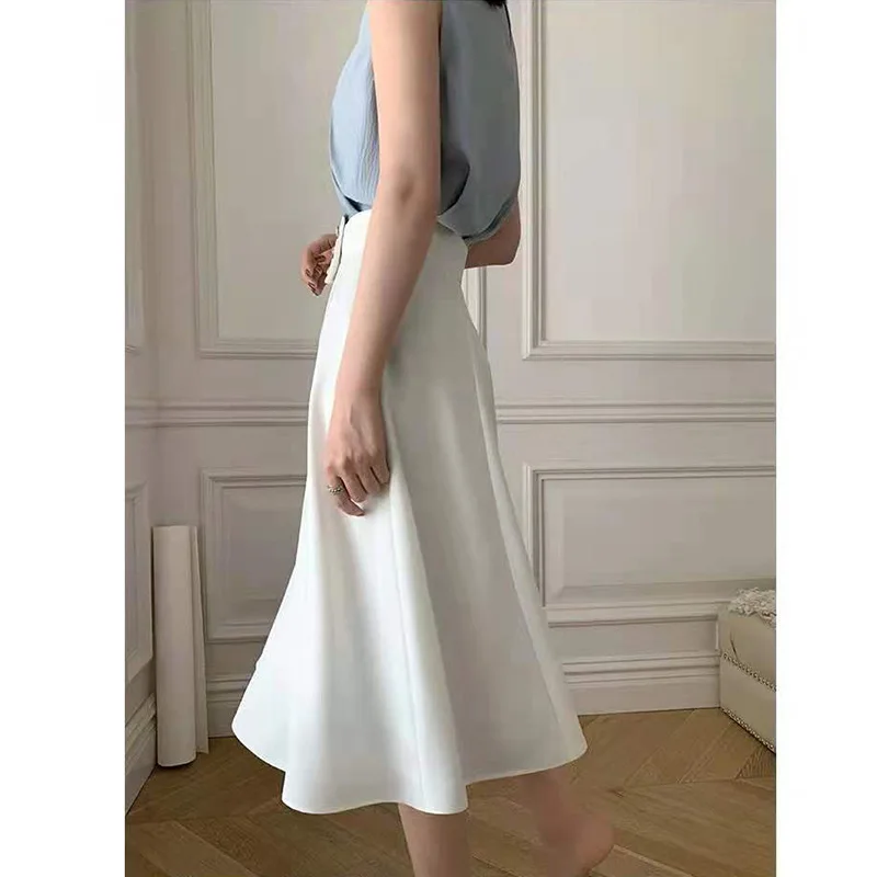 

[DEAT] new summer fashion women vacation clothing Korean style summer new fashion temperament slim skirt A-line WR72100L