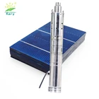 Новый дизайн многоступенчатый винтовой насос, dc 24v Солнечный погружной глубинный насос 90 m, водяная Насосная машина цена индия