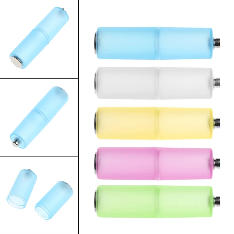 Адаптер переходник для батарей типа AAA AA пластиковый чехол 1 шт.| |