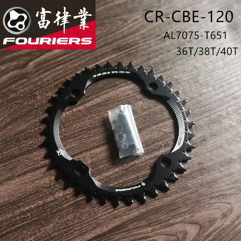 

NEW Fouriers CR-CBE-120 Bike Sprocket 120mm BCD Circle Round for For PCD 120mm 36T/38T/40T for XO XX X9 10/11speed Bike Parts
