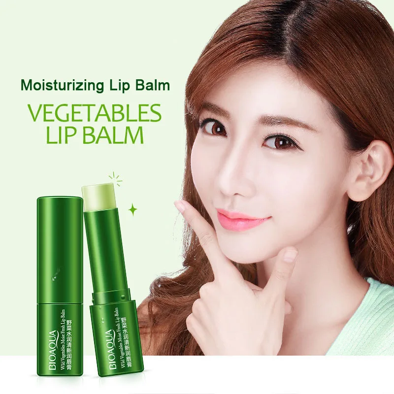BIOAOUA овощи бальзам для губ увлажняющий питательный губная помада макияжа