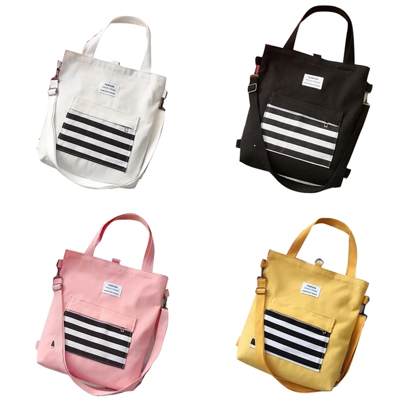 

Girls Canvas Handbag Casual Backpack Shopping Bag Cute Style Women Handbag Travel Bag