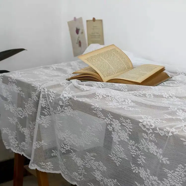 

Hollow Decorative Table Cloth Lace Tablecloth Rectangular Tablecloths Dining Table Cover Obrus Tafelkleed mantel mesa nappe