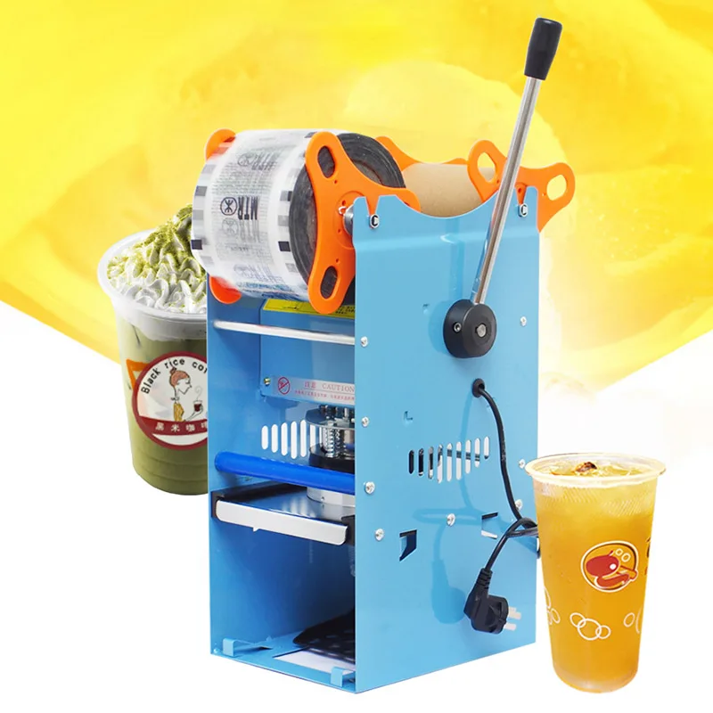 Коммерческая Машина Для Запечатывания пузырьков чая пластиковая машина для