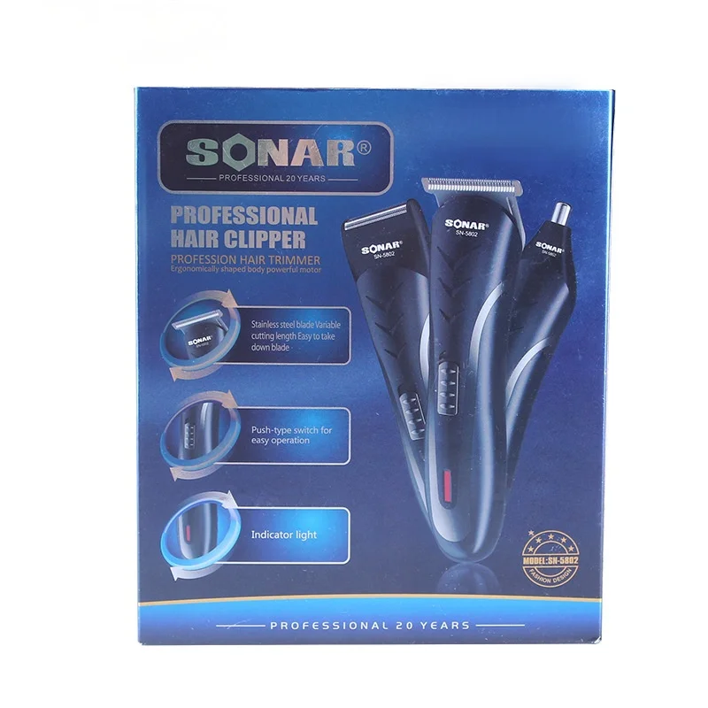 

Multifunctional Three-in-one Hair Clipper To Shave Nose Hair Razor Small Household Hair Clipper To Trim Nose Hair