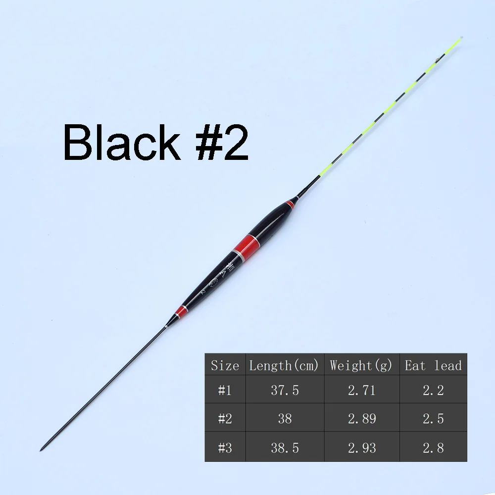 Black 2 Умный поплавок для рыбалки, сигнализатор укуса, приманка для рыбы, светодиодный светильник, автоматическое изменение цвета, ночной электронный поплавок - Цвет: Black 2