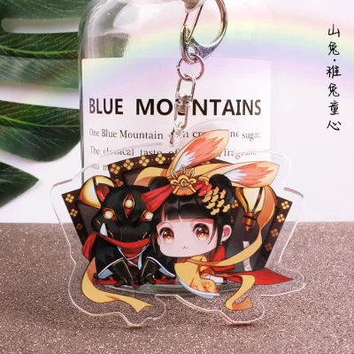 25 Аниме Onmyoji акриловый брелок демонический нож для девочек Gui shibay aoandou Ibaraki douji Модный милый кулон chaviro брелок ювелирные изделия - Цвет: 25