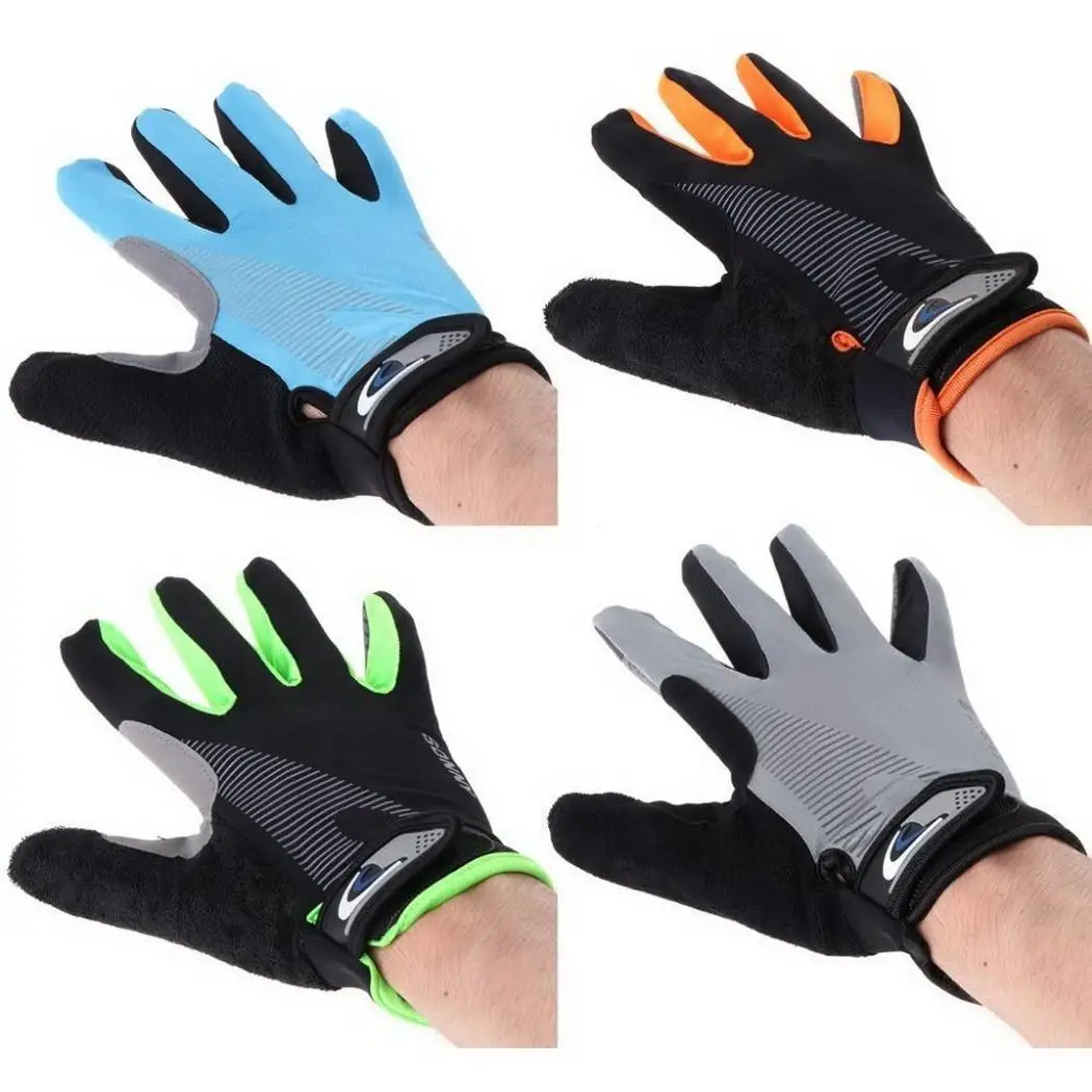 Силиконовые противоскользящие перчатки на весь палец для занятий спортом