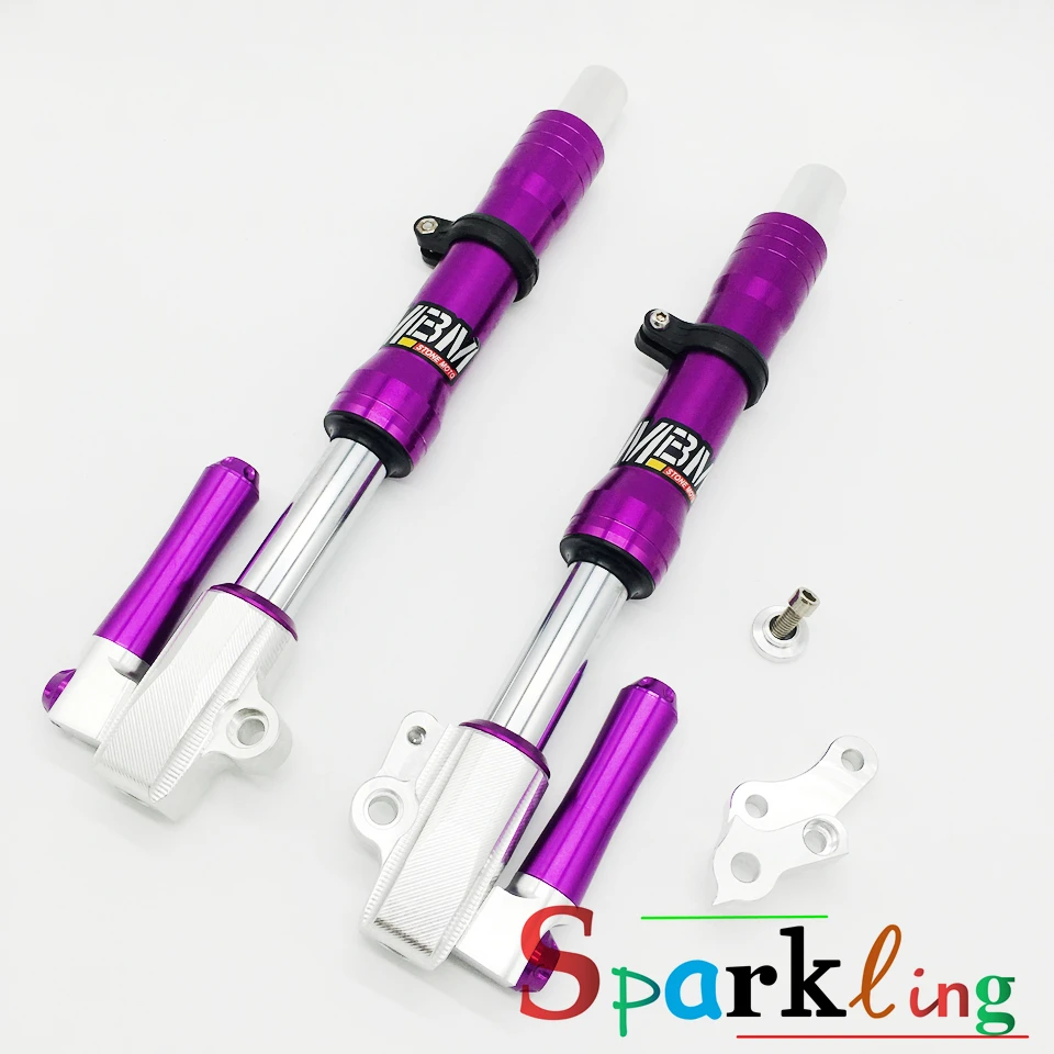 Универсальные передние амортизаторы для мотоцикла/скутера φ 26 мм с кронштейном