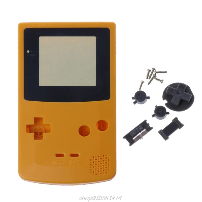Новый чехол для Nintendo Game boy Цветной корпус GBC ремонтная деталь набор корпусов J12 21