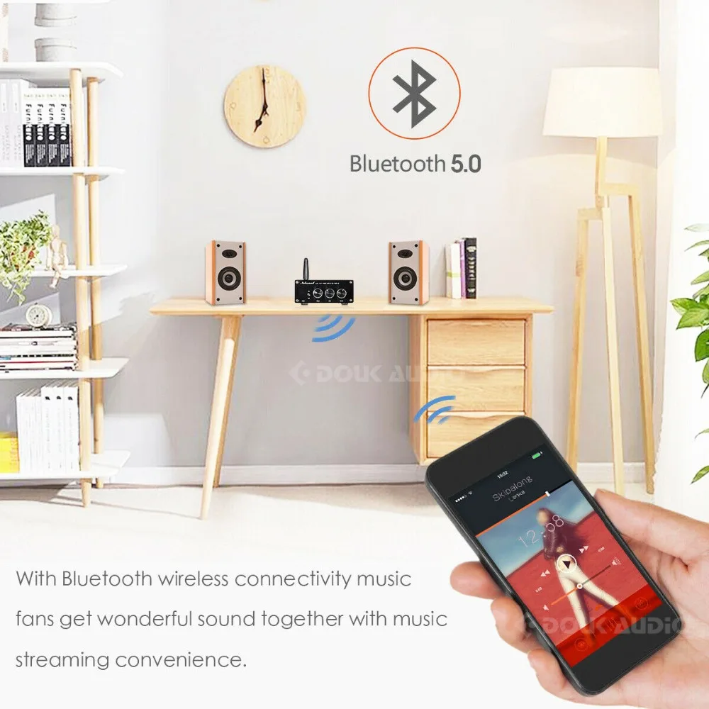 Nobsound мини TPA3116 цифровой аудио усилитель HiFi Bluetooth 5,0 Класс D стерео усилитель мощности 100 Вт* 2
