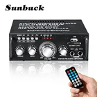 Мини-усилитель звука, 110 В-220 В, 600 Вт, bluetooth, усилитель мощности, FM, SD, Hi-Fi, 2-канальный усилитель звука, музыкальный плеер для автомобиля и дома
