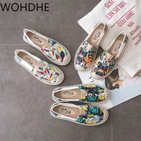 women flats ballerina shoes slip on casual lady canvas shoes loafers breathable female espadrilles driving footwear zapatos muje