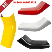 for tesla model 3 2017 2022 carbon fiber style rear air vent outlet abs anti dirty cover trim