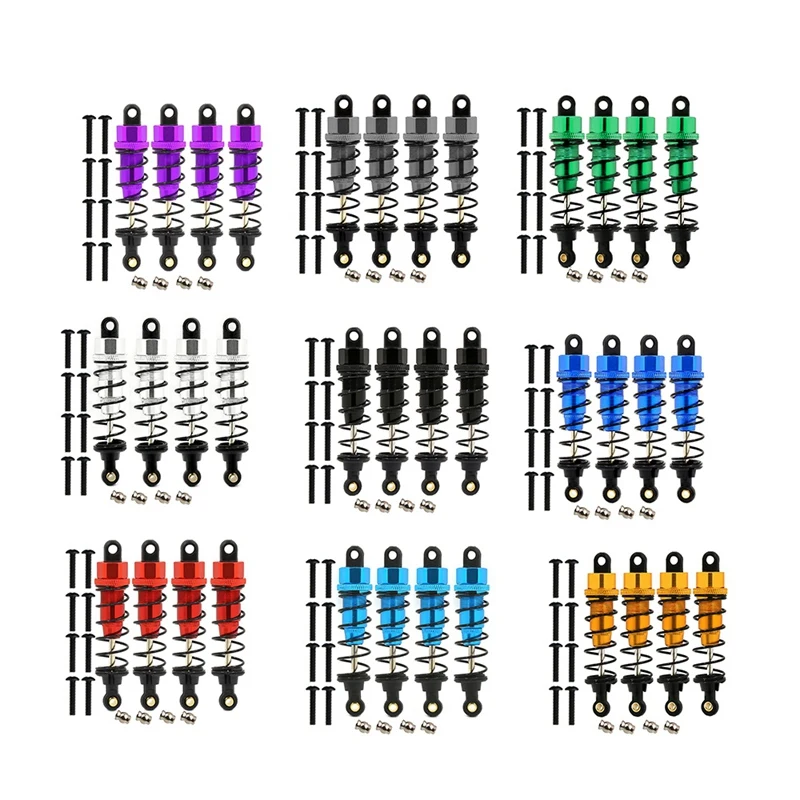 

4 шт. металлический амортизатор для Tamiya по супер скидке CC01 CC-01 RC автомобиль гусеничные обновления Запчасти аксессуары