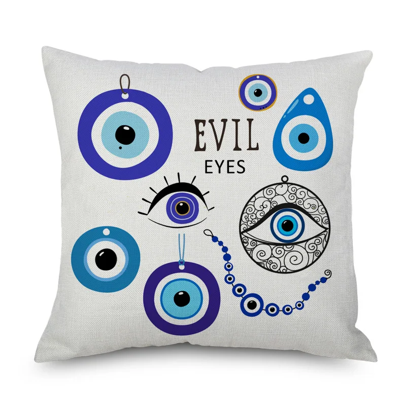 Наволочки с изображением злых глаз ручная роспись турецкий Ближний Восток