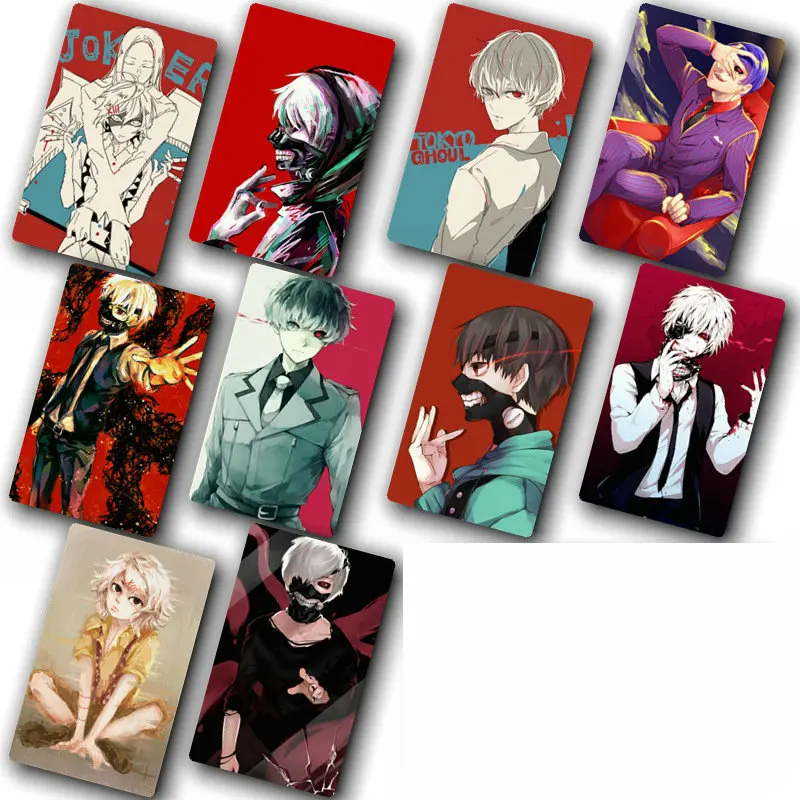 100 шт. аниме Токийский Гуль наклейка для карт самодельные Украшения автобус ID