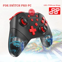 wireless support bluetooth gamepad for nintendo switch pro nfc doublemotor with 6 axis usb joystick controller for switch pro pc
